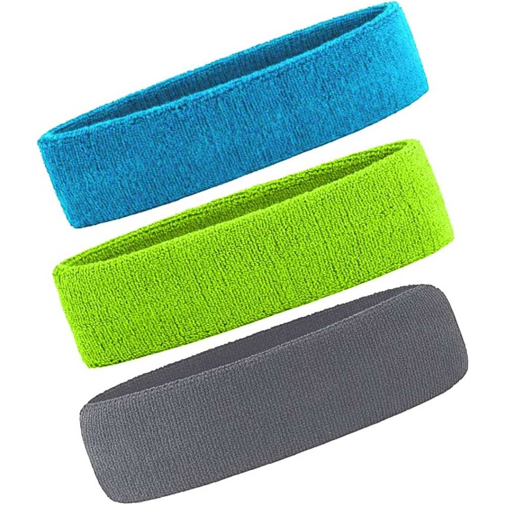 Sports Headbands, Gray, Lake Blue, Purple: image 4