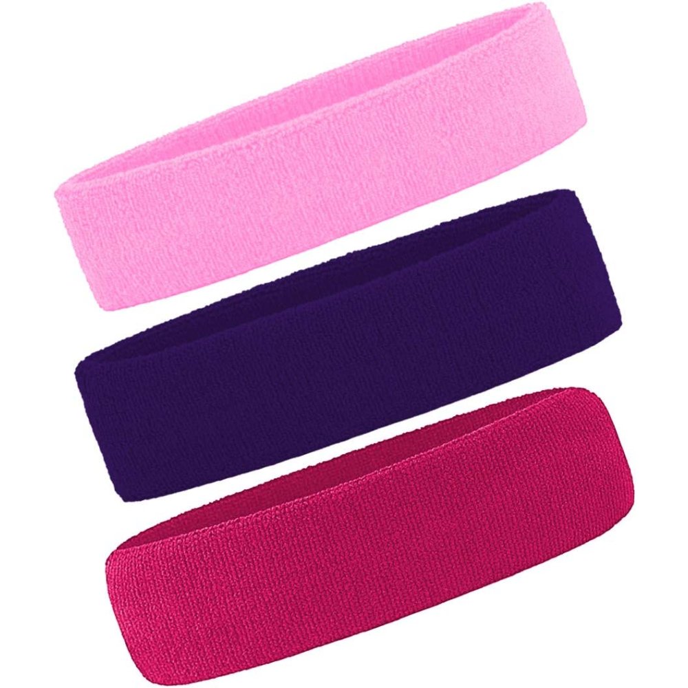 Sports Headbands, Gray, Lake Blue, Purple: image 9